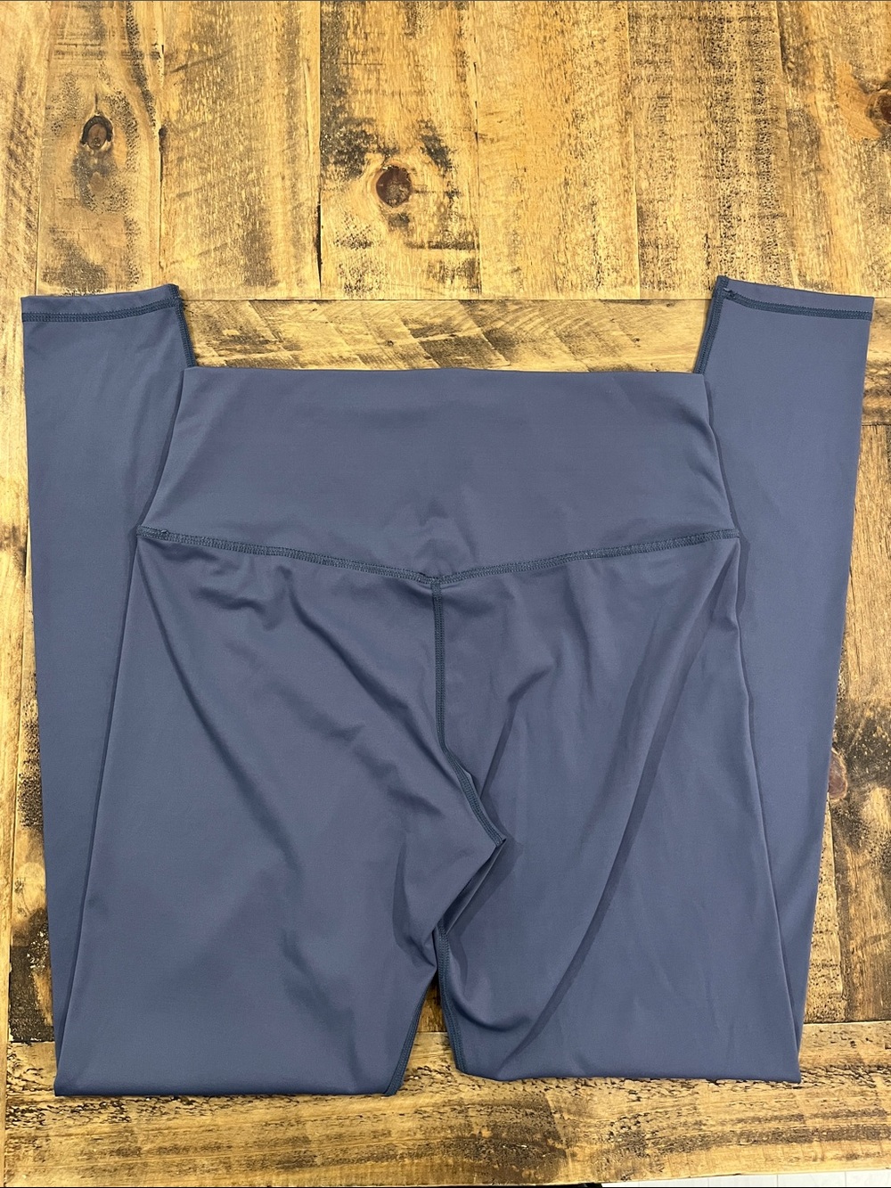 GB - Women’s Grey/Blue Super Soft Active Leggings - Large - Picture 2 of 9